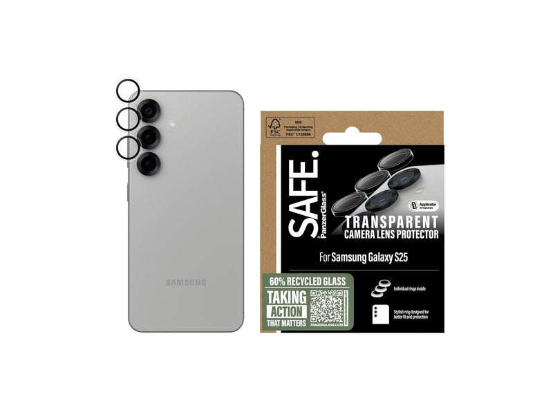 SAFE. by PanzerGlass Camera Lens Protector Transparent Samsung Galaxy S25