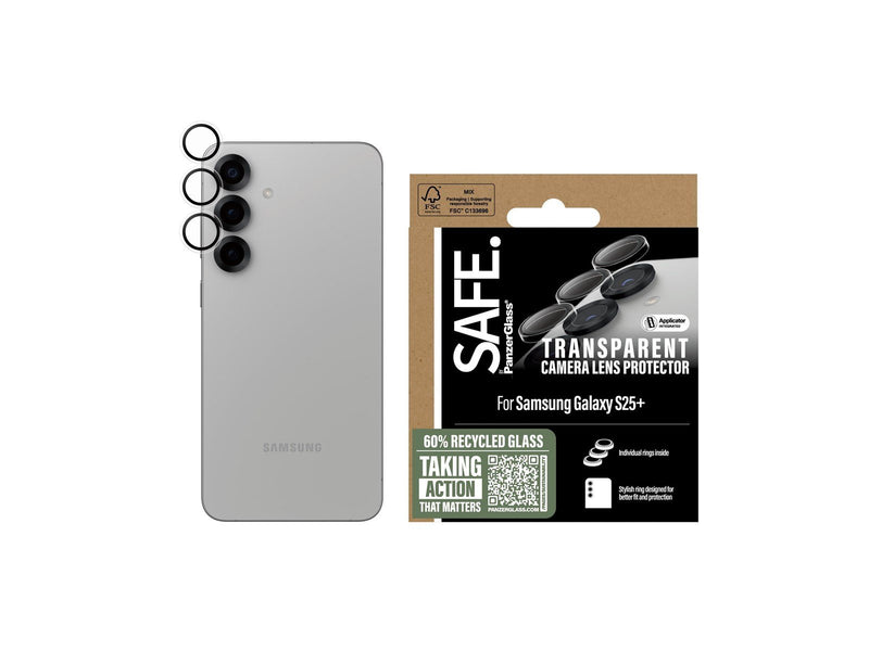 SAFE. by PanzerGlass Camera Lens Protector Transparent Samsung Galaxy S25