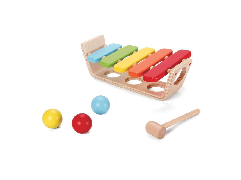 Classic World - 2in1 Hammerbank with Xlophone 5 pcs.