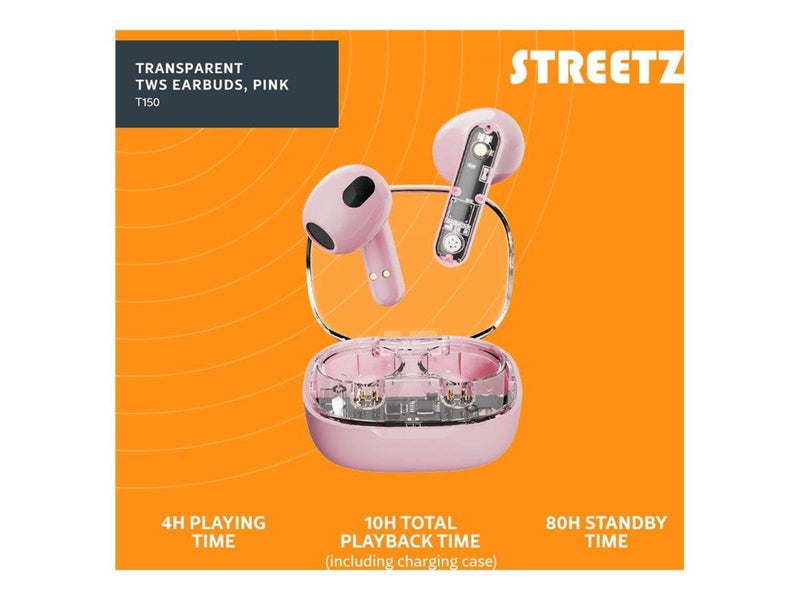 STREETZ T150 - true wireless earphones with mic