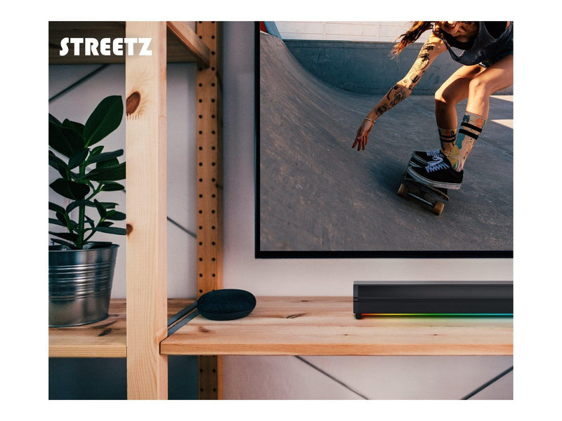 STREETZ SB100 - sound bar - for TV / monitor - wireless