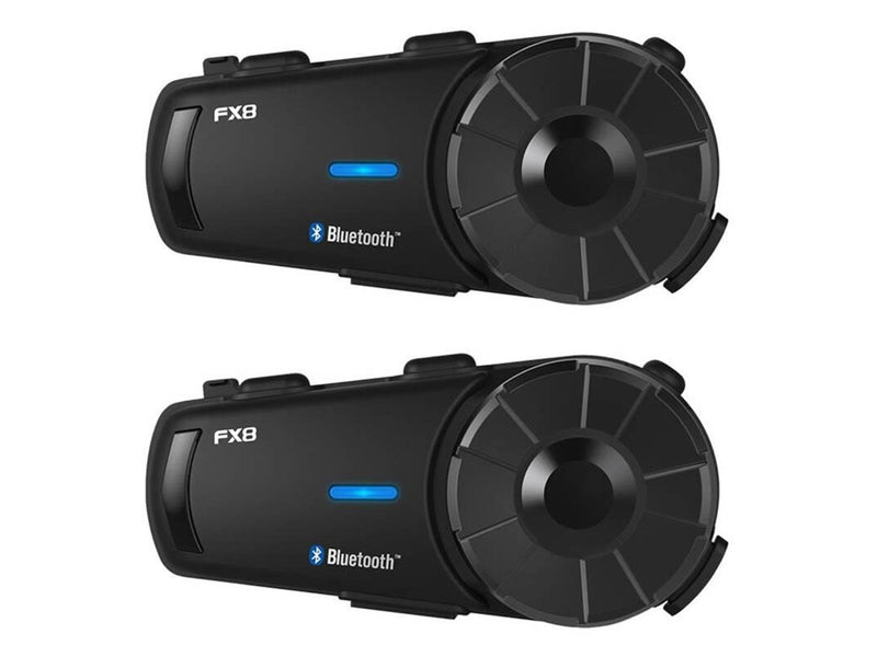 Fodsports FX8 motorcycle intercom two-pack (black)