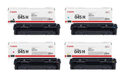 Canon Original Toner 045H 4er-Set (schwarz, cyan, magenta, gelb) hohe Ergiebigkeit (OP1246C002)