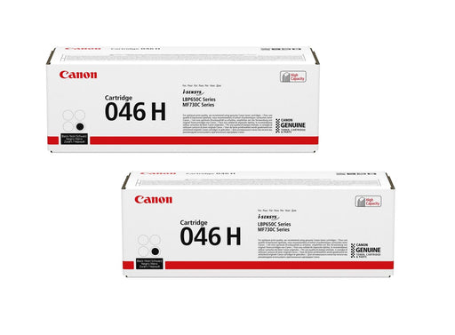Canon Original Toner 046H Doppelpack schwarz hohe Ergiebigkeit (OP1254C002DP)