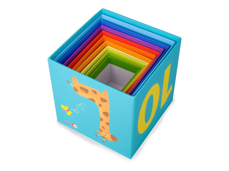 Classic World - Stacking Blocks Numbers and Animals 10pcs.