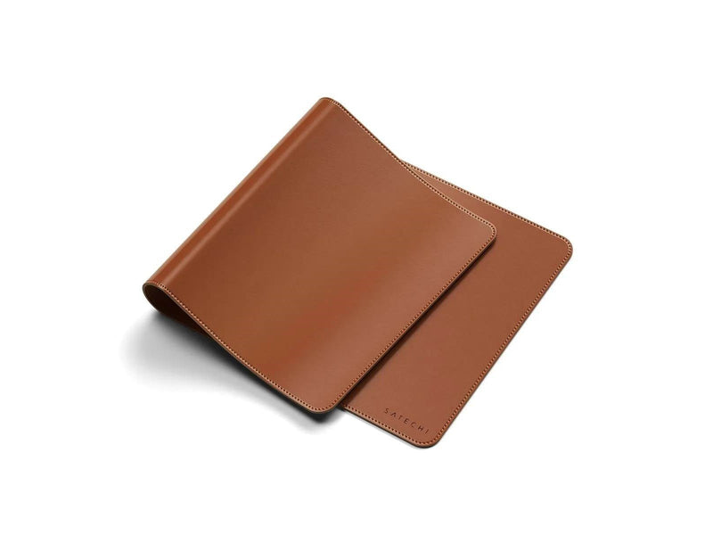 Satechi Vegan-Leather Premium Desk Mat - Brown