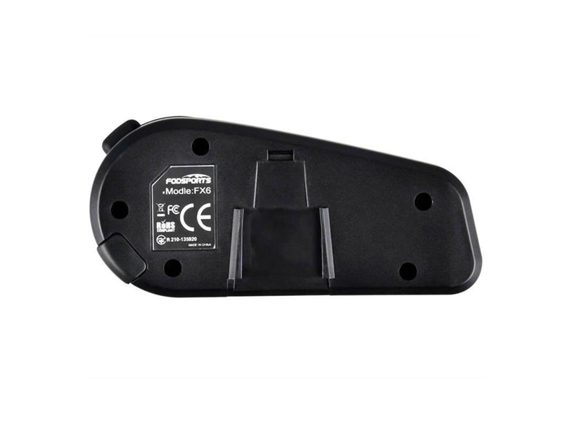 Fodsports FX6 motorcycle intercom two-pack (black)