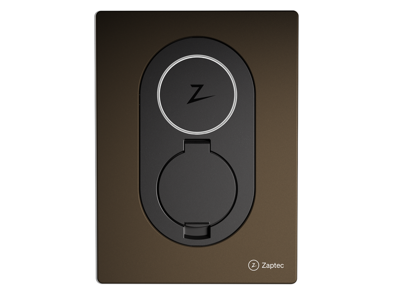 Zaptec Go charging box 22kW, Type 2, WiFi and 4G, Wood brown