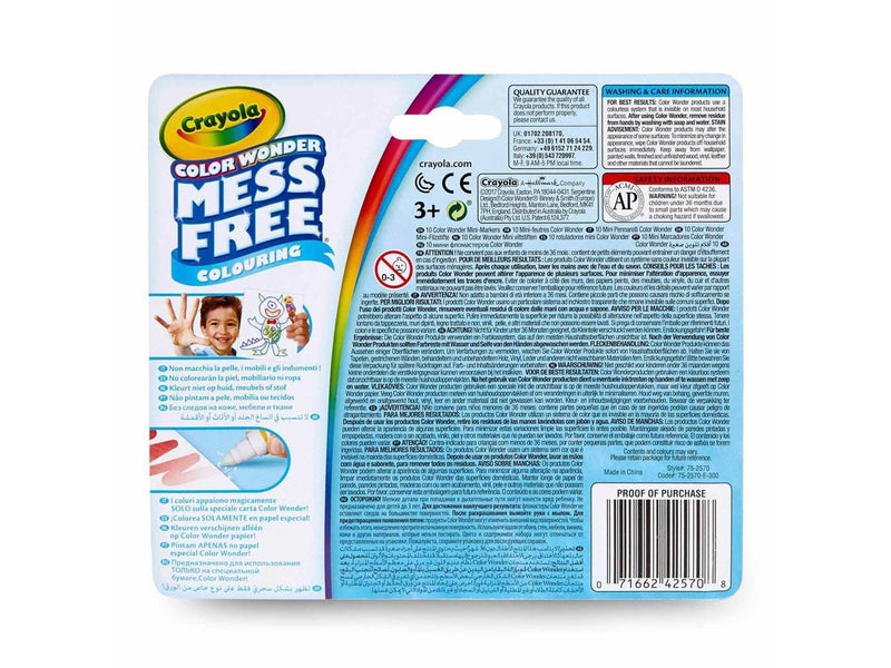 Crayola - Color Wonder Classic Washable Felt-tip Pens