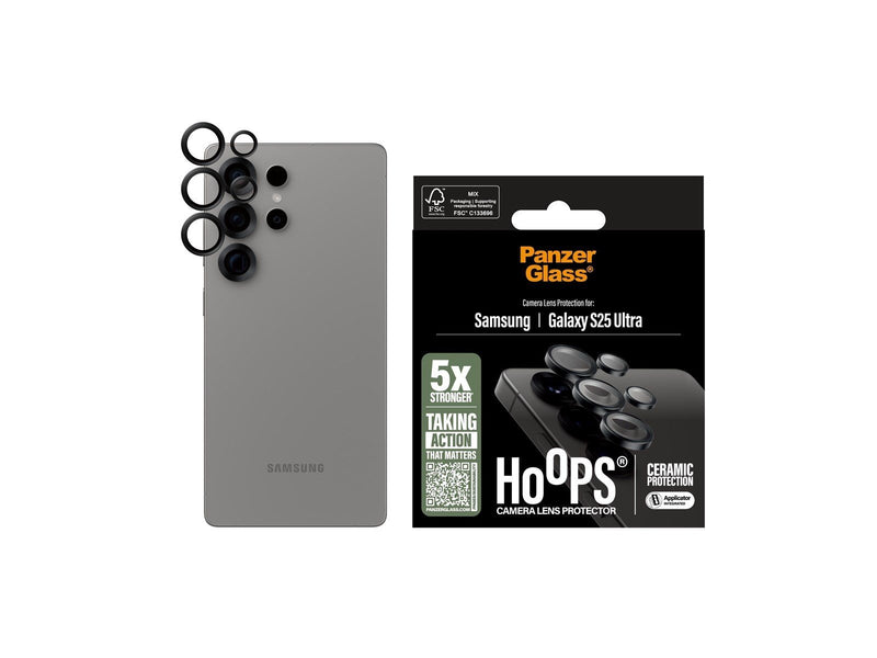 PanzerGlass Hoops™ Ceramic Lens Protector Samsung Galaxy S25 Ultra