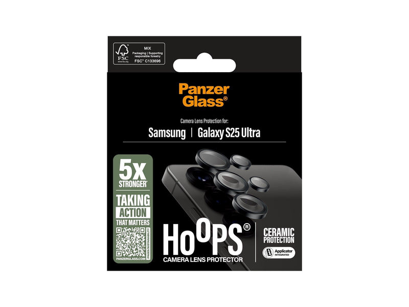 PanzerGlass Hoops™ Ceramic Lens Protector Samsung Galaxy S25 Ultra