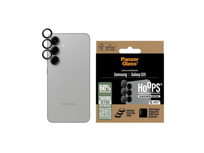 PanzerGlass Hoops™ Black Lens Protector Samsung Galaxy S25