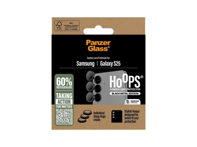 PanzerGlass Hoops™ Black Lens Protector Samsung Galaxy S25