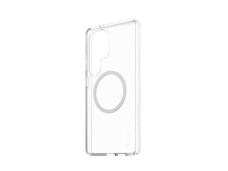 CARE by PanzerGlass Flagship Case Transparent Urban Combat w. White QI Compatible Samsung Galaxy S25 Ultra