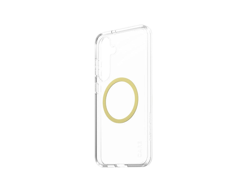CARE by PanzerGlass Flagship Case Transparent Urban Combat w. Chardonnay QI Compatible Samsung Galaxy S25