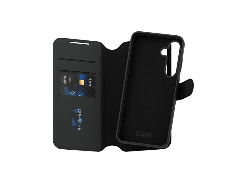 CARE by PanzerGlass Feature Case Tango Two-in-One Wallet w. QI Compatible Samsung Galaxy S25