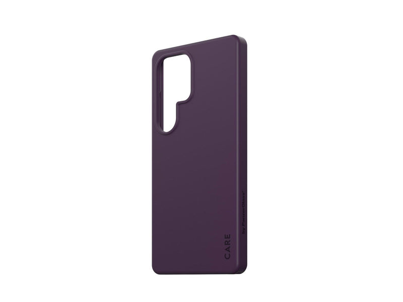 CARE by PanzerGlass Fashionable Case Plum Purple w. QI Compatible Samsung Galaxy S25 Ultra