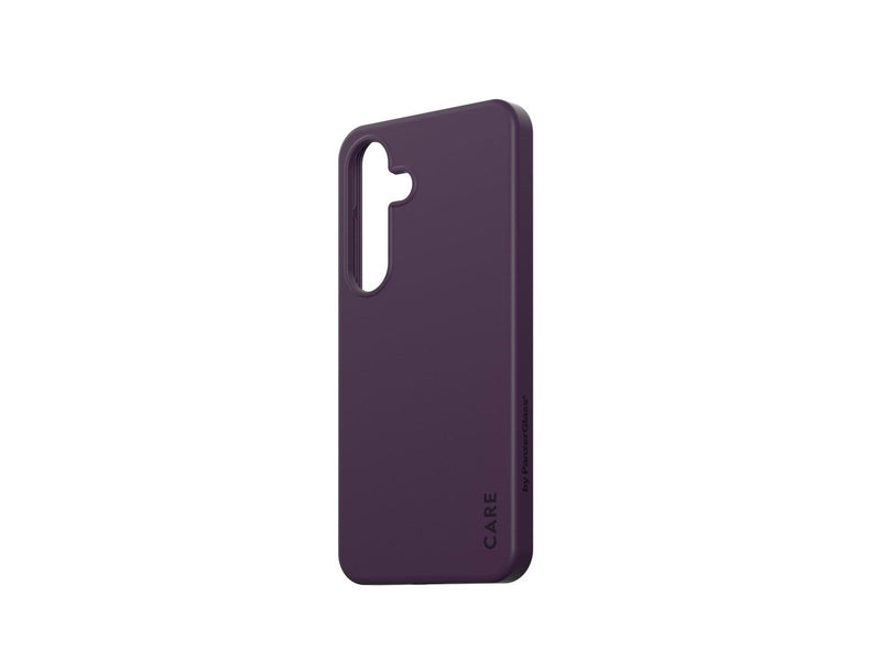 CARE by PanzerGlass Fashionable Case Plum Purple w. QI Compatible Samsung Galaxy S25