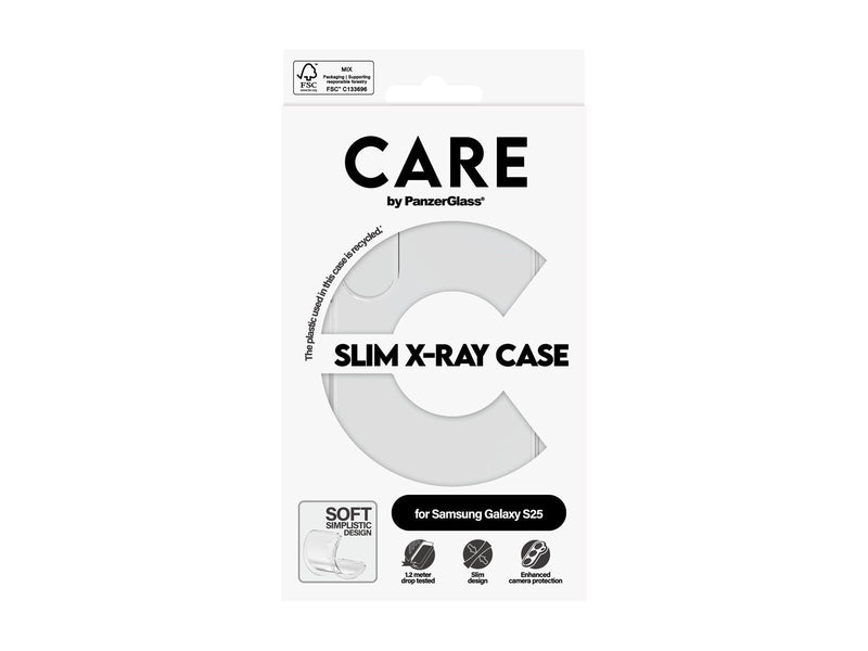 CARE by PanzerGlass Fashionable Case Transparent X-Ray Soft Basic Samsung Galaxy S25
