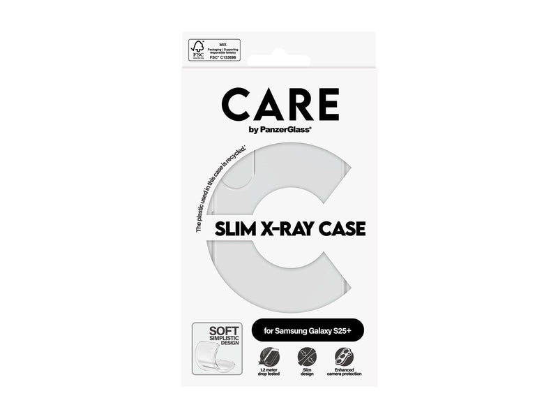 CARE by PanzerGlass Fashionable Case Transparent X-Ray Soft Basic Samsung Galaxy S25