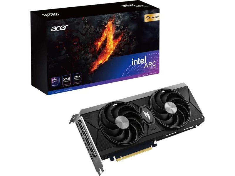 Acer Arc B570 NITRO - 10GB GDDR6 RAM - Grafikkarte