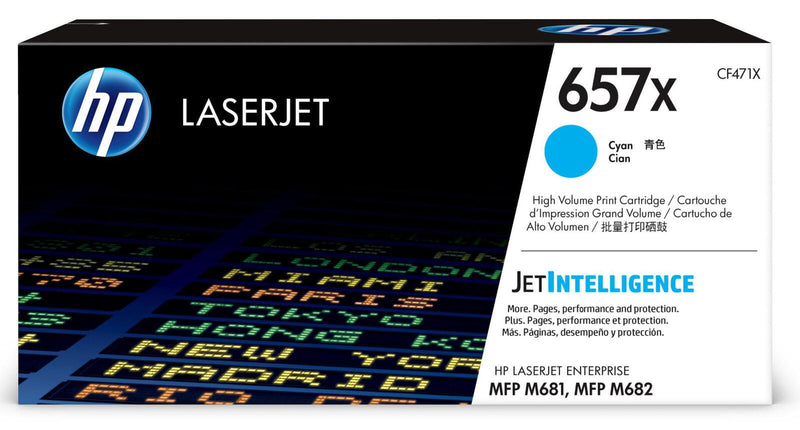HP Original 657X Toner cyan hohe Kapazität 23.000 Seiten (CF471X)