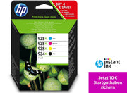 HP Original 934XL/ 935XL 4er-Pack Druckerpatronen schwarz, cyan, magenta, gelb (X4E14AE)