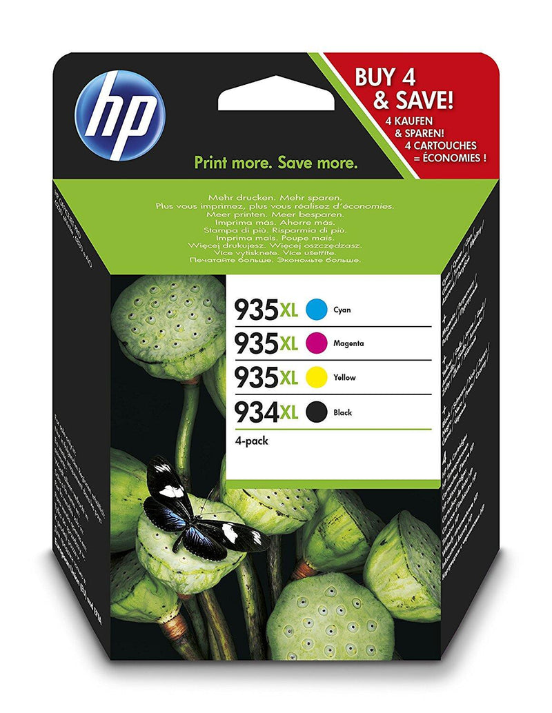 HP Original 934XL/ 935XL 4er-Pack Druckerpatronen schwarz, cyan, magenta, gelb (X4E14AE)