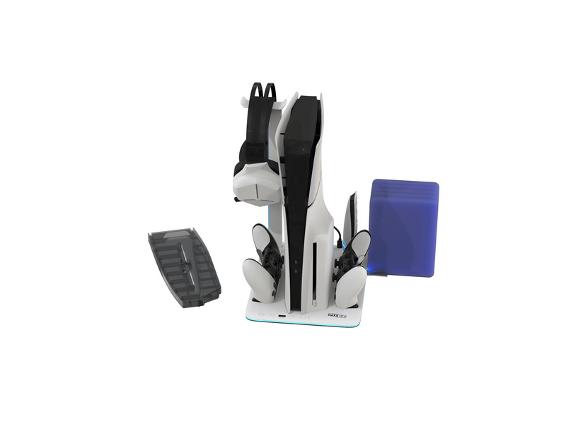 MAXX TECH PS5 DLX LED Mult-Functional Stand for all PS5 consoles - Sony PlayStation 5