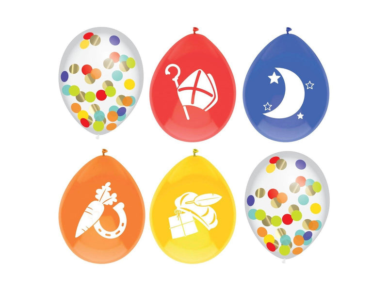 Haza Witbaard - Balloon mix Saint Nicholas 6 pcs.