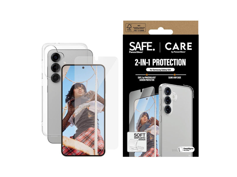 CARE by PanzerGlass Fashion 2-in-1 Bundle Samsung Galaxy S25