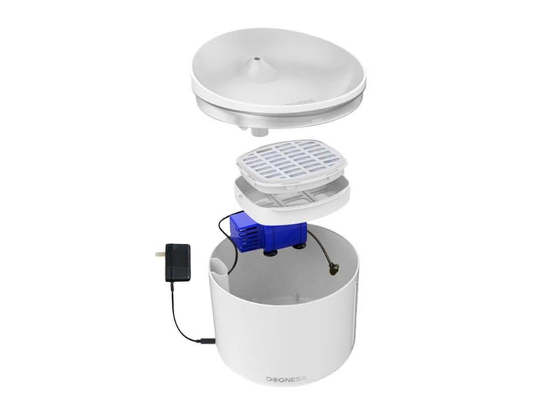 Dogness Water Fountain for pets 1l (white)
