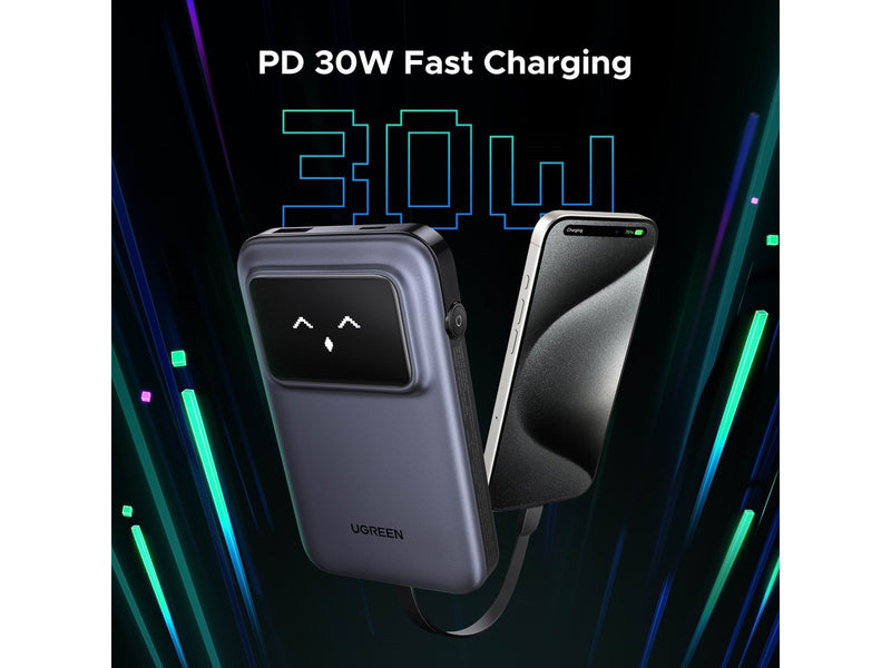 UGREEN Uno 30W Powerbank (Akku) - Grau - 10000 mAh