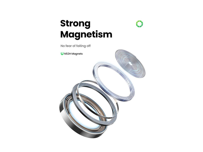 UGREEN 2-In-1 Magnetic Wireless Charger Grey