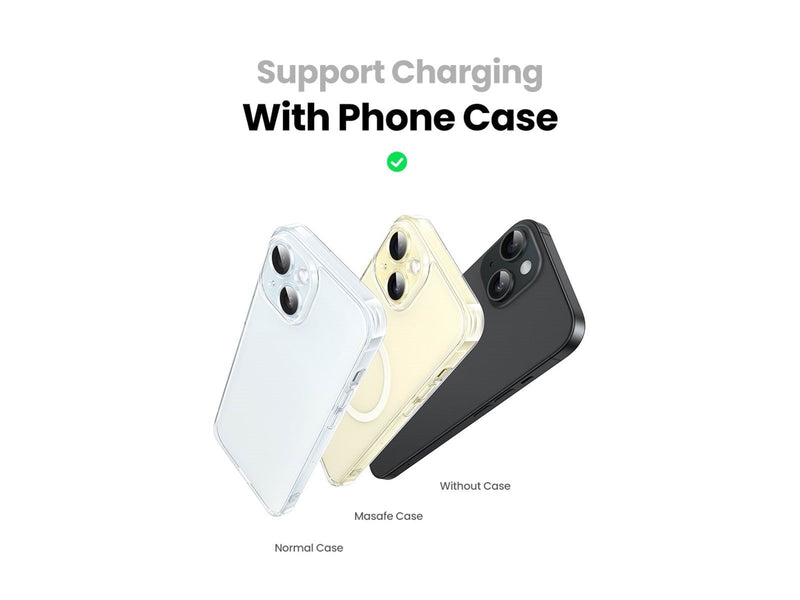 UGREEN 2-In-1 Magnetic Wireless Charger Grey