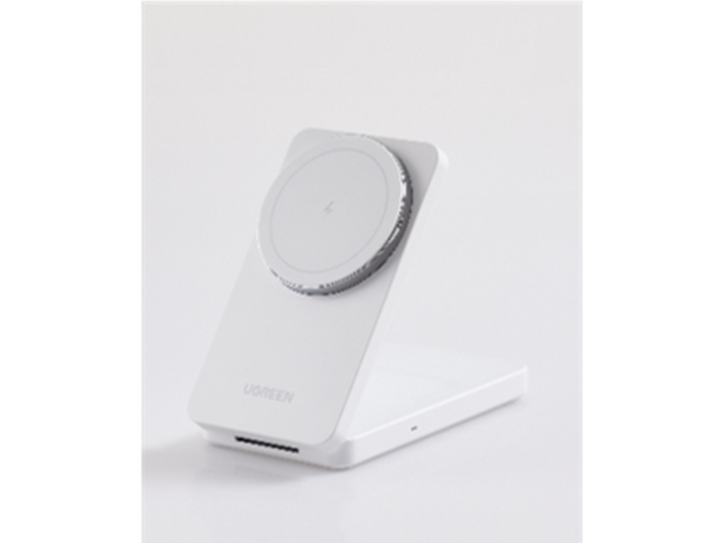 UGREEN 2-In-1 Magnetic Wireless Charger White