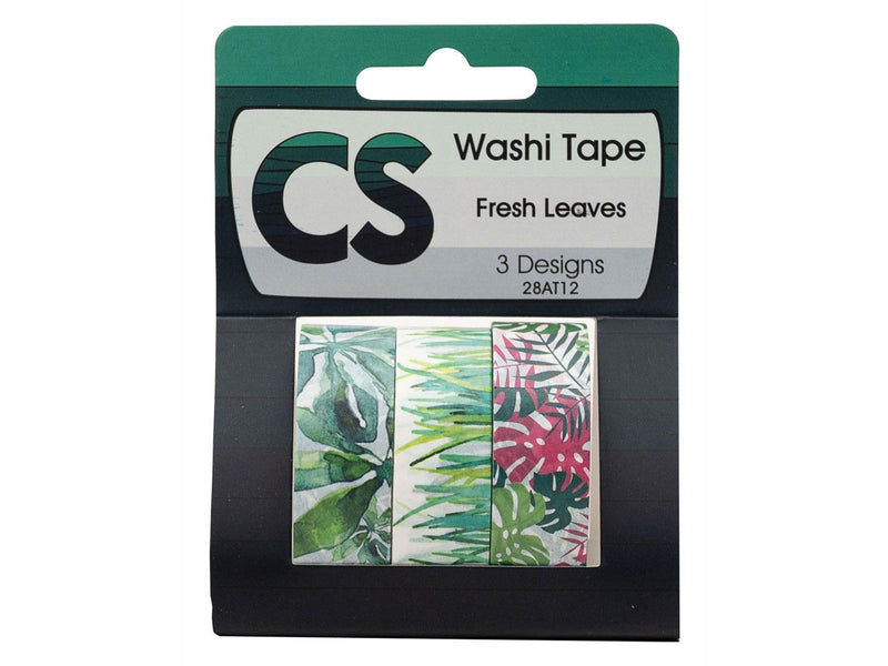 Colorations - Washi Tape Plants 3 Rolls 5mtr.