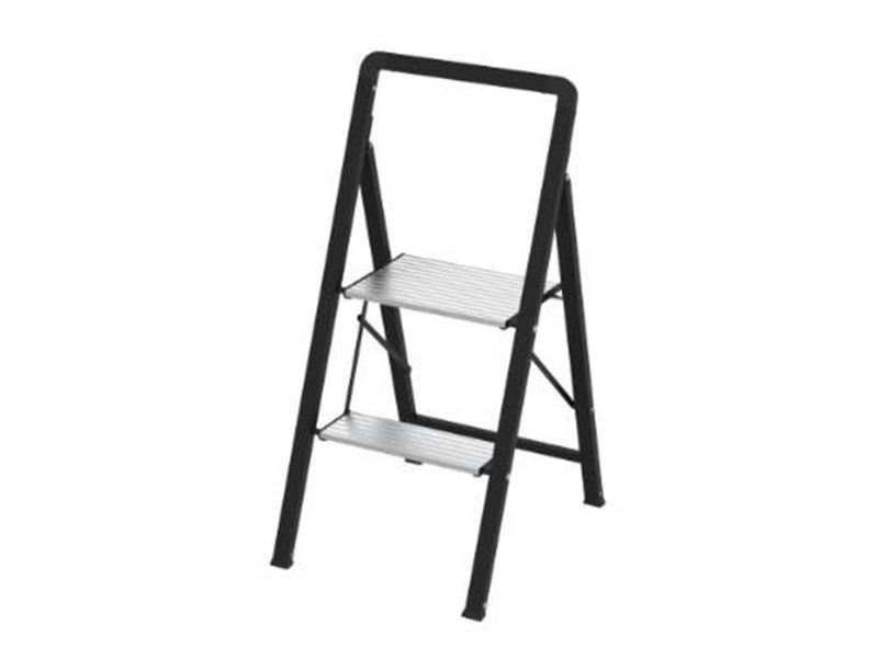 Homeit 2-rung step ladder height 89 cm H89 x W41 x thickness ONLY 4.8 cm