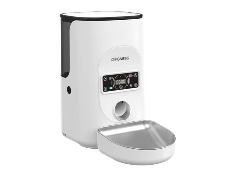 Dogness F17 4L smart food dispenser with stainless steel container (white)