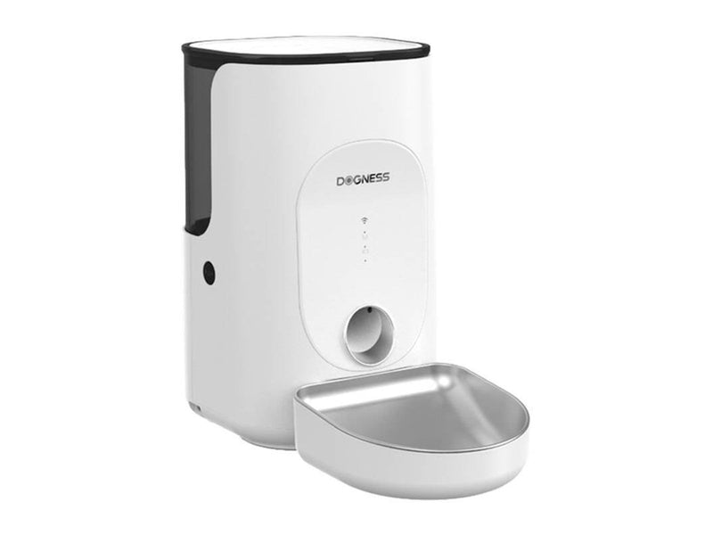 Dogness F16 WiFi 5G 4L smart food dispenser with stainless steel container (white)