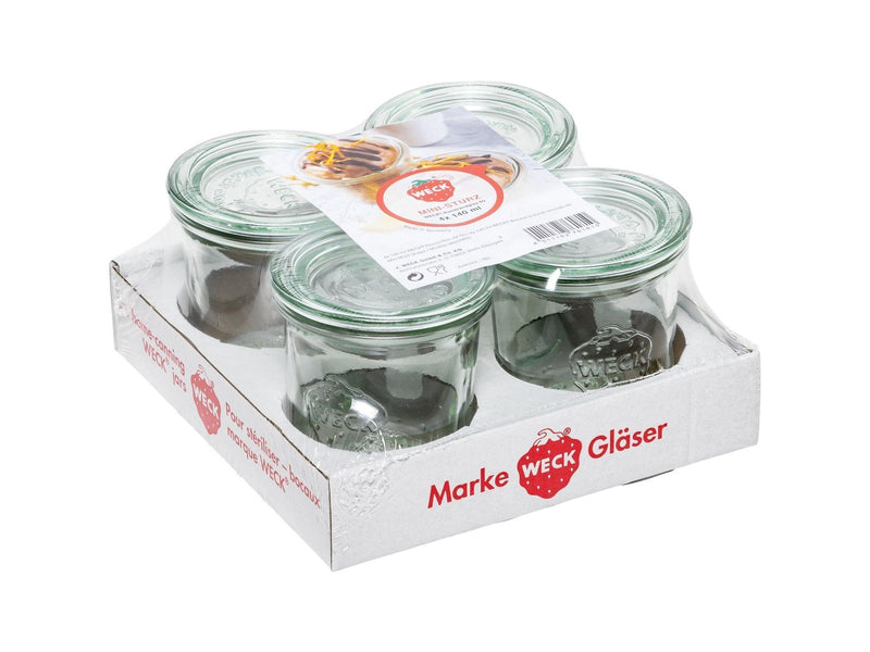 Weck Mini Mold Jar 140ml Set of 4