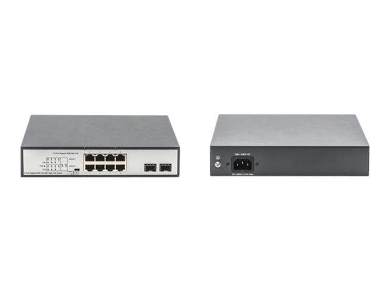 DIGITUS DN-95140 - switch - 8 ports - unmanaged - rack-mountable