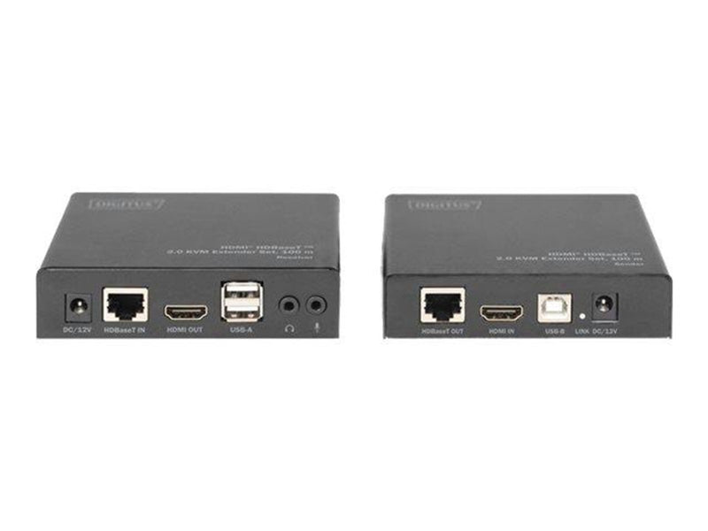 DIGITUS DS-55505 - Extender Set - KVM / audio / USB extender - HDBaseT 2.0