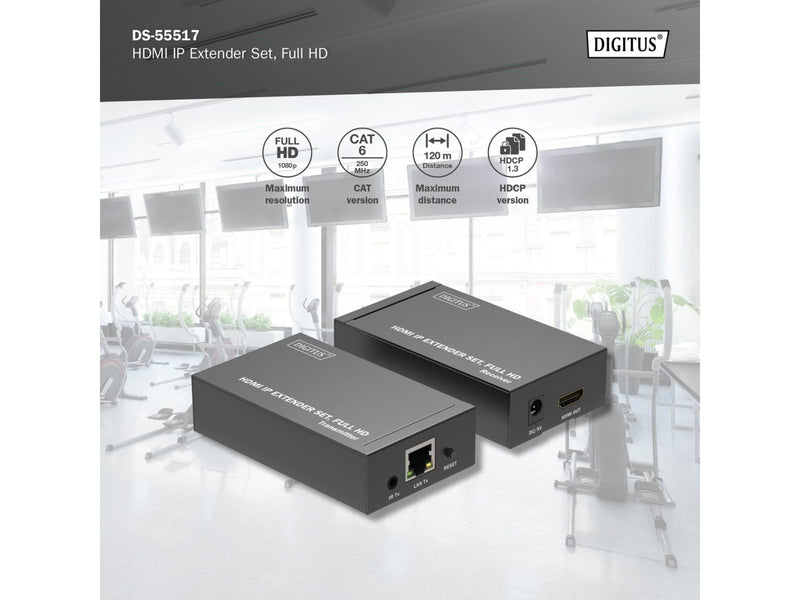 DIGITUS - video/audio/infrared extender