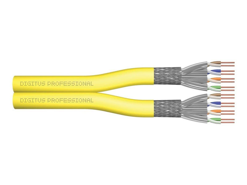 DIGITUS installation cable - 100 m - yellow RAL 1016 - Gelb - 100 meter