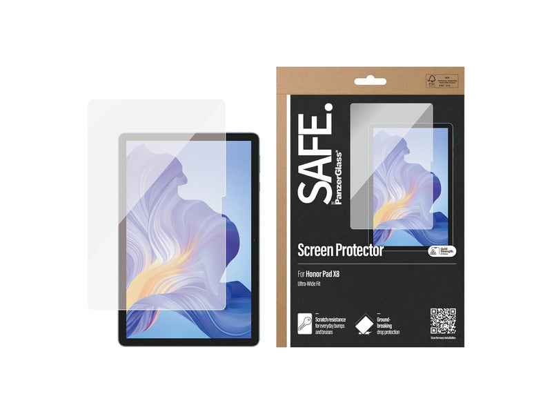 SAFE. by PanzerGlass Screen Protector Honor Pad X8 | Ultra-Wide Fit