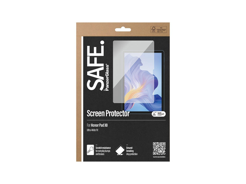 SAFE. by PanzerGlass Screen Protector Honor Pad X8 | Ultra-Wide Fit