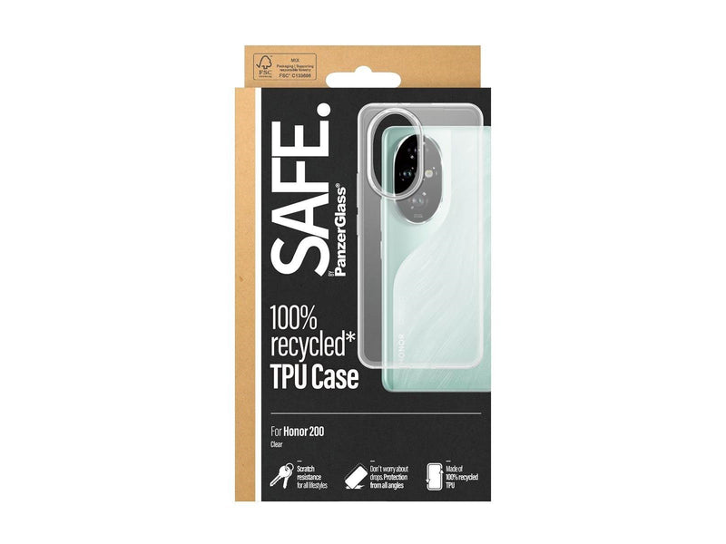 SAFE. by PanzerGlass TPU Case for Honor 200 | Transparent
