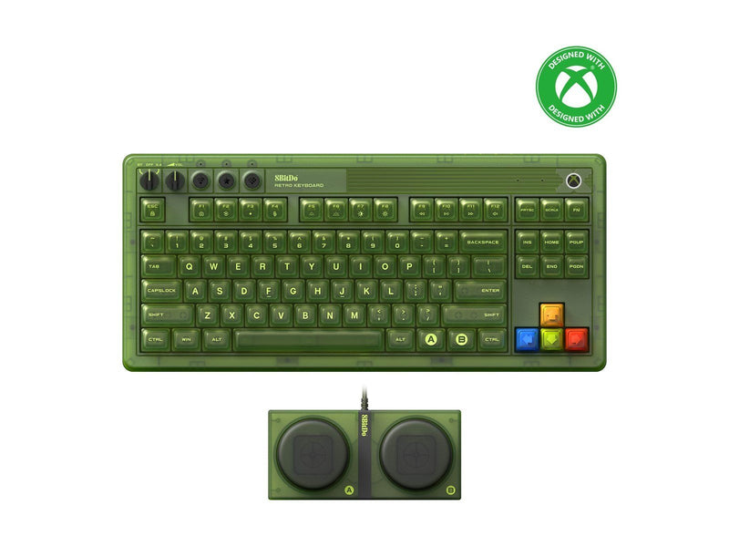 8BitDo Mechanical Keyboard - Xbox Edition - US International - Grün