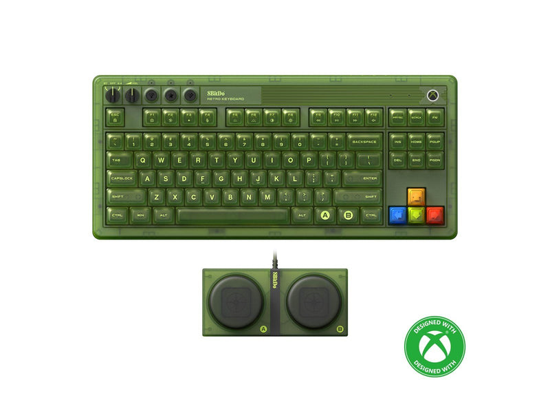 8BitDo Mechanical Keyboard - Xbox Edition - US International - Grün